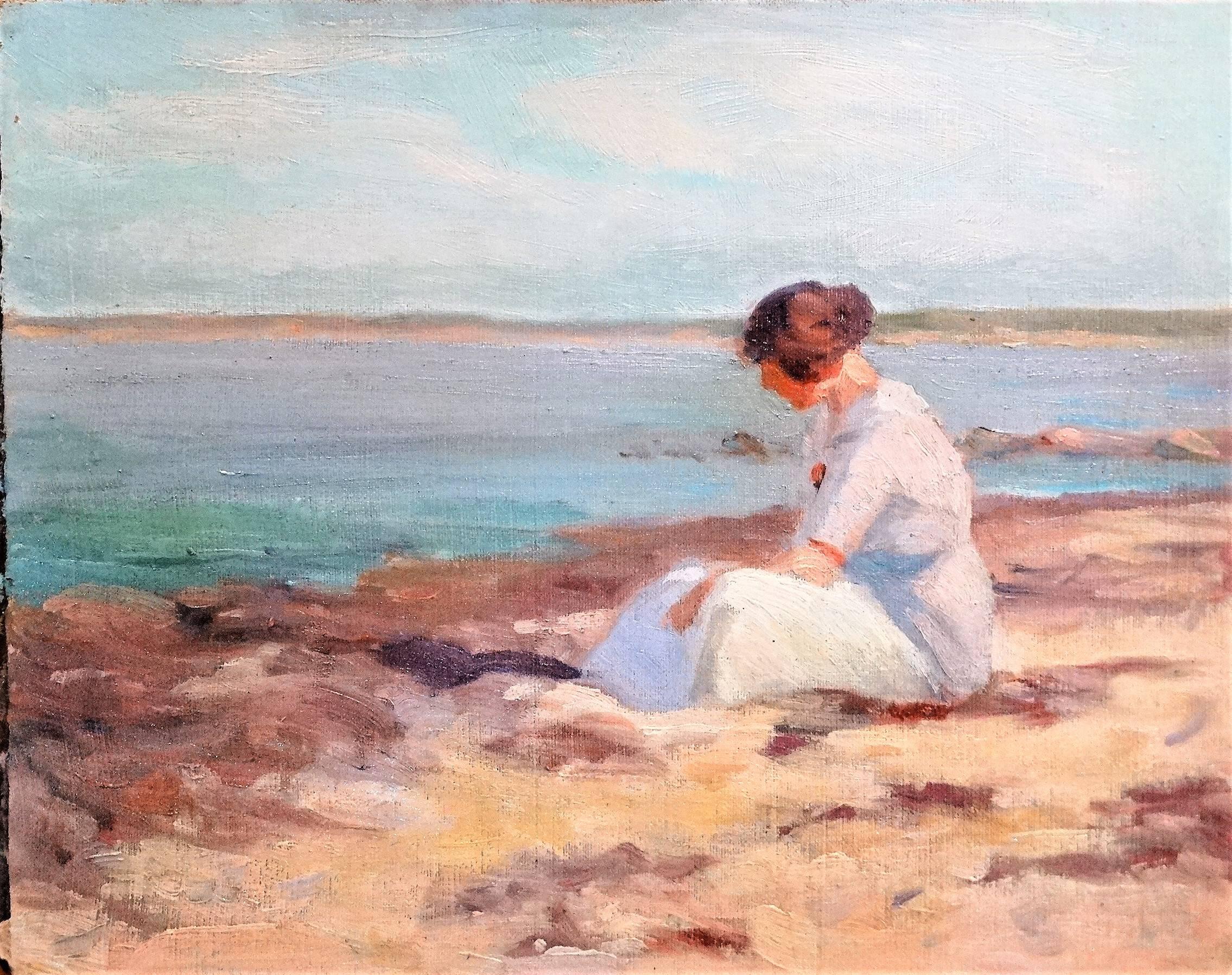 Ruth Osgood Portrait Painting - Contemplation 