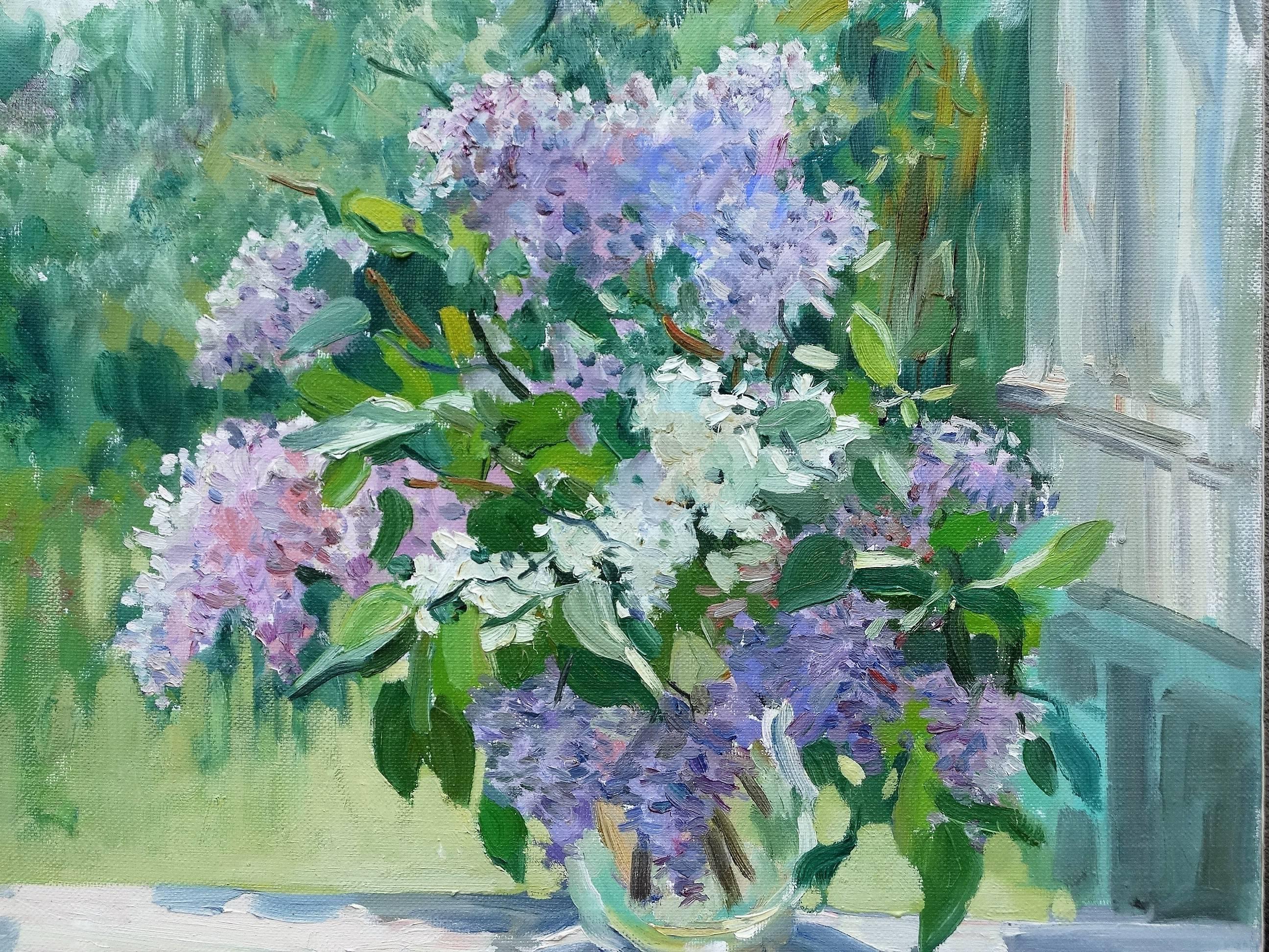 Natalia Nikolaenva Repin Still-Life Painting - Lilacs 