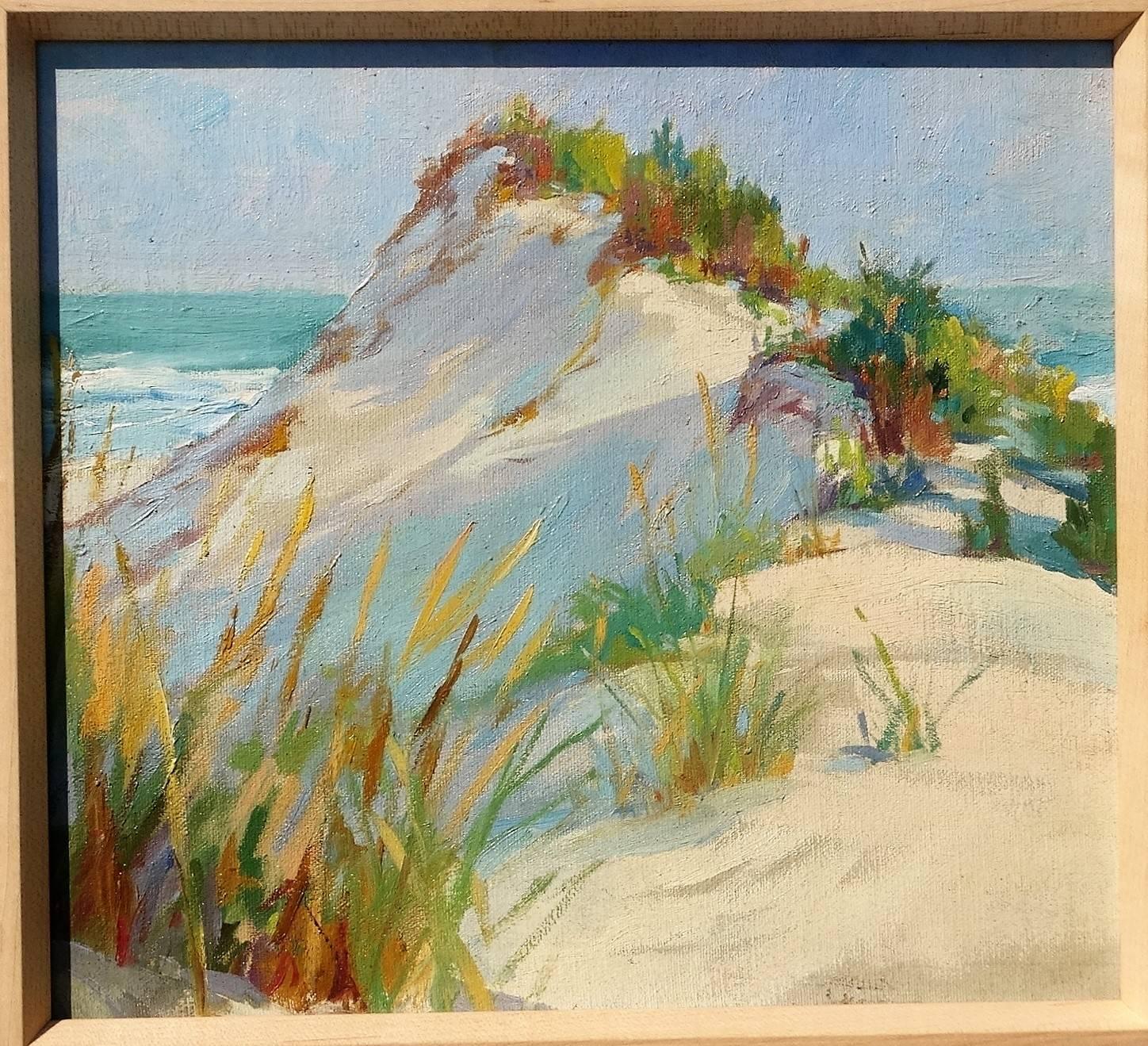 C.G. Gaul  Landscape Painting - Sea Grass Blowing in the Wind 