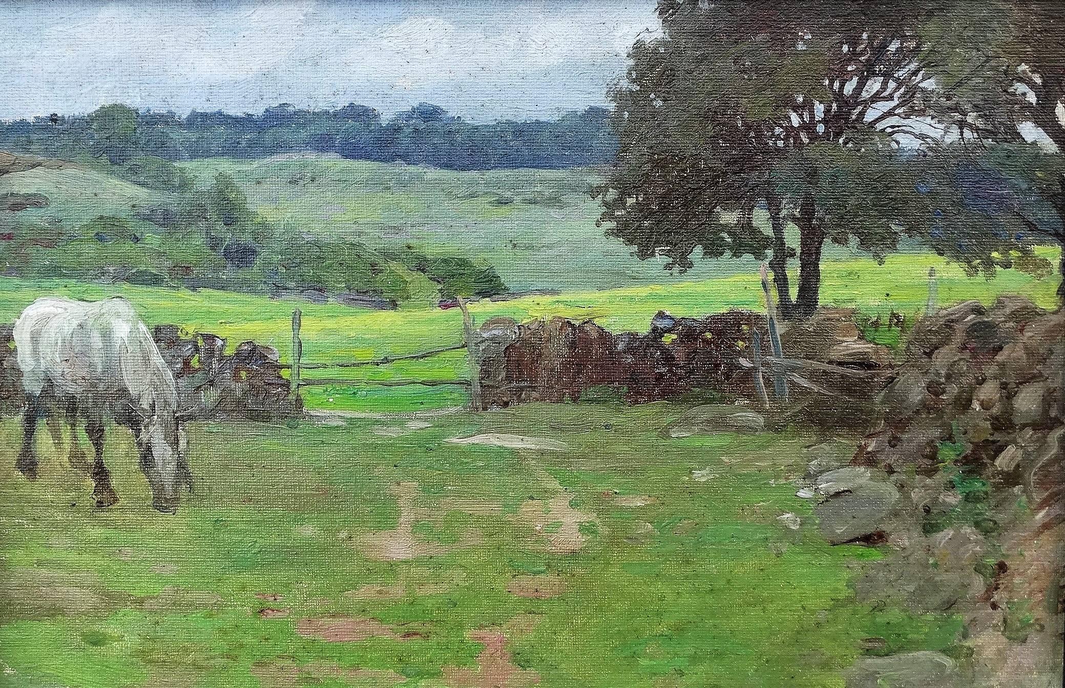Anna Richards Brewster Landscape Painting - Champlain Farm, Rhode Island 