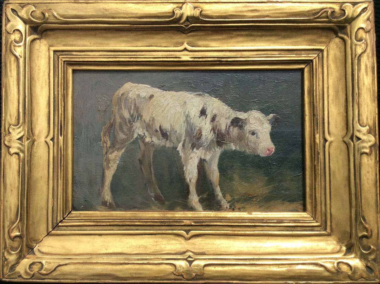 Ternera bebé - Painting de Matilda Browne