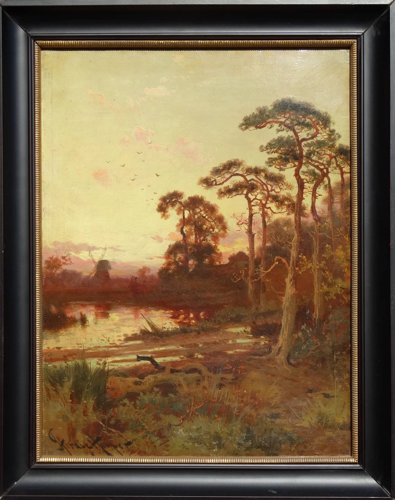 Evening Light - Painting by John Horace Hooper