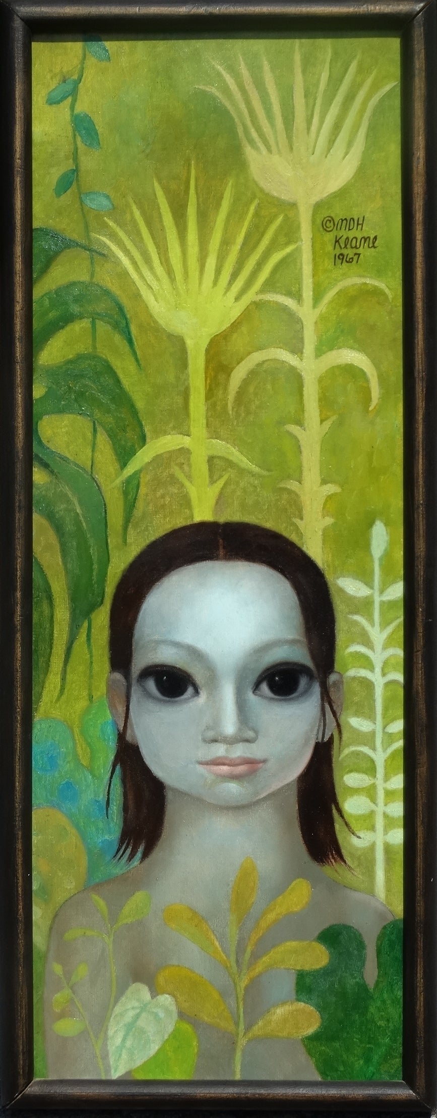 Margaret Keane Figurative Painting - Hawaiian Girl