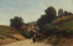 "Walking Home, Picardy, France, 1864"