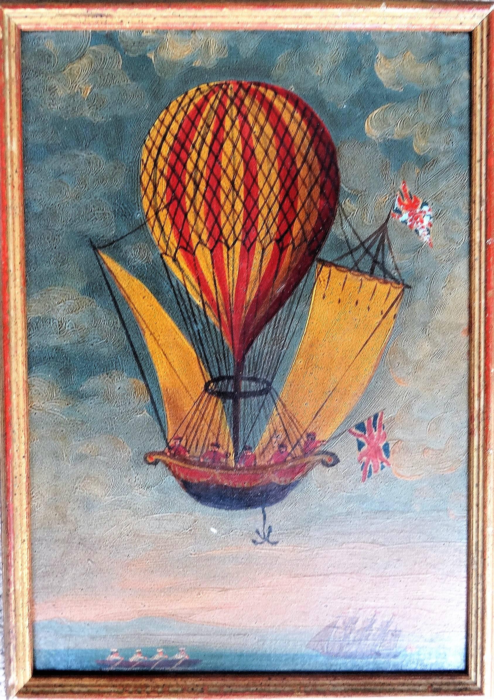 famous hot air balloon painting