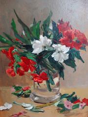 Red and White Flowers