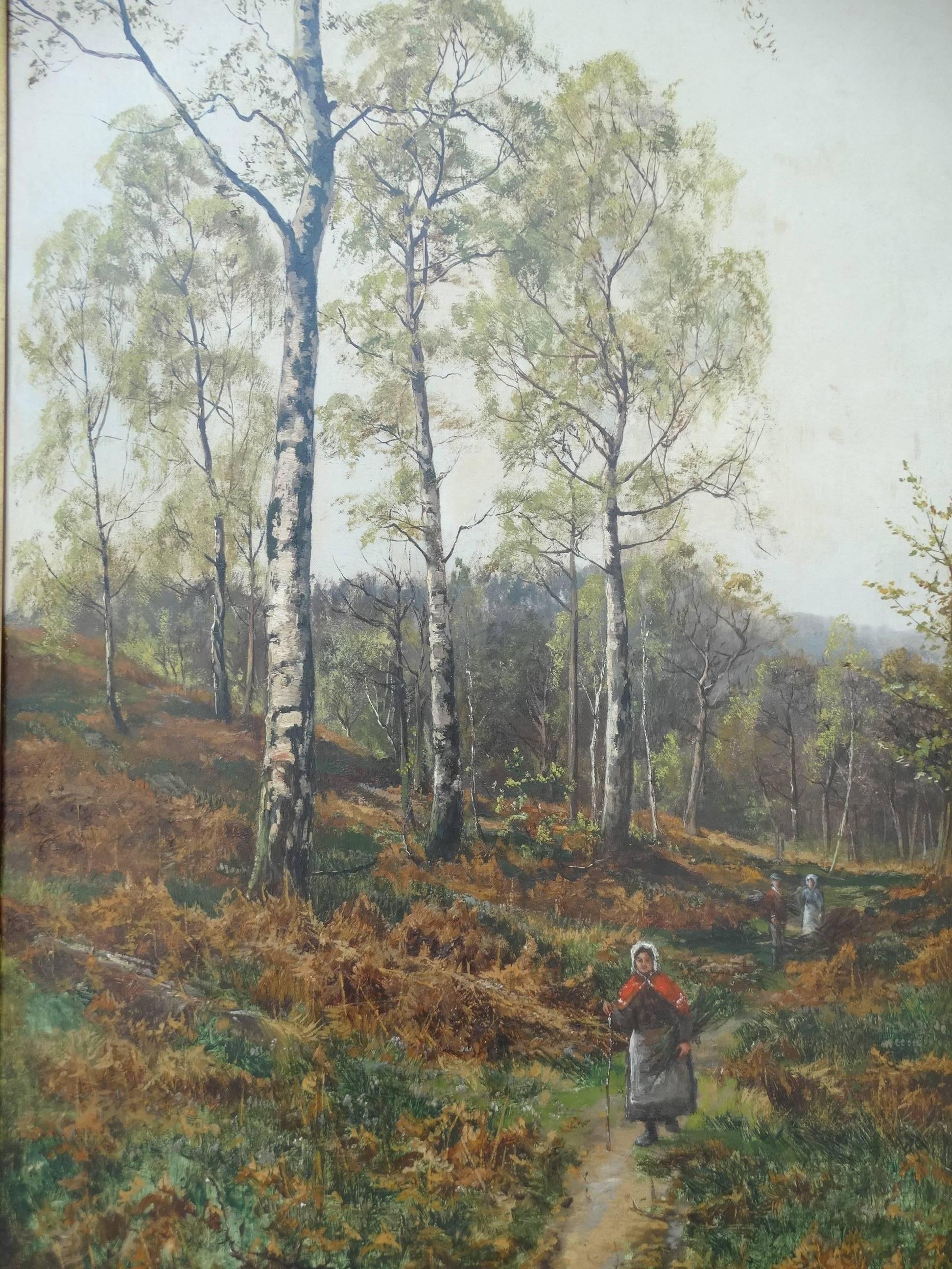 Henry Hadfield Cubley Landscape Painting - "A Spring Morning, Whitstandwell"