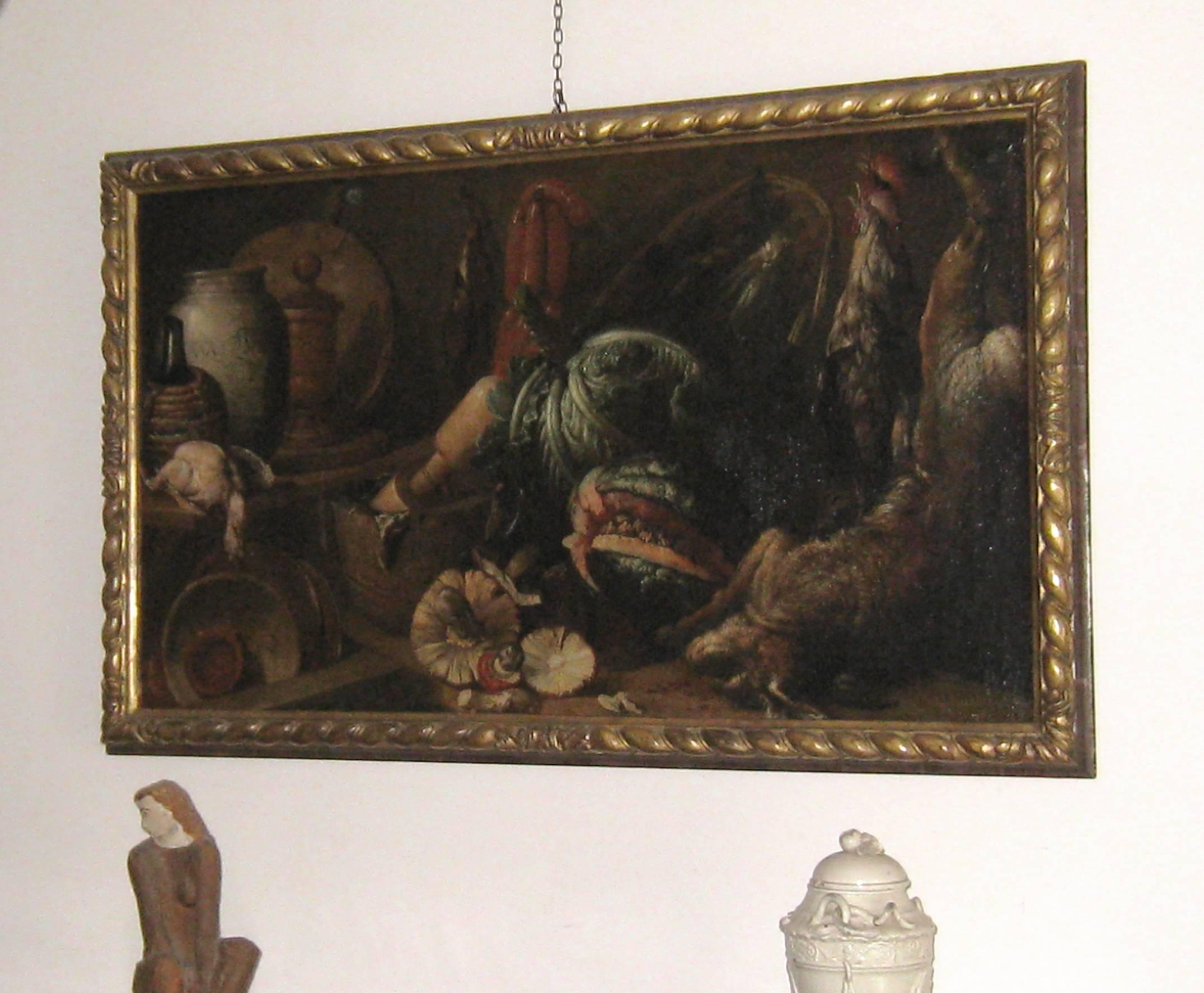 Italian Old Master Felice Boselli 'Still Life' Circa 1690 Oil Paint on Canvas For Sale 13