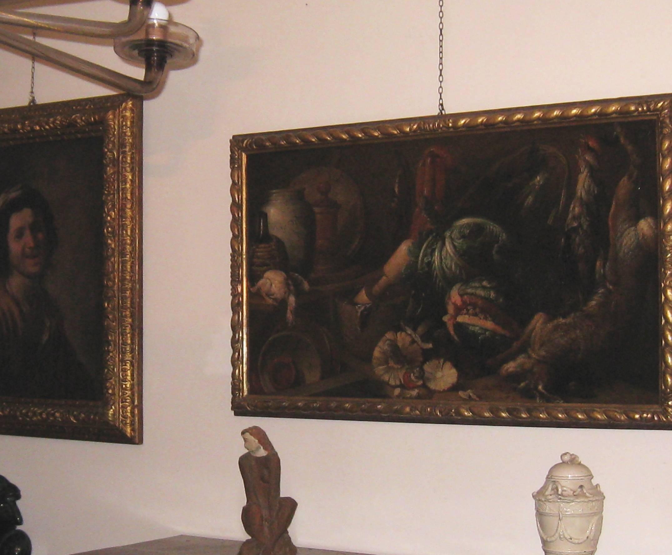 Italian Old Master Felice Boselli 'Still Life' Circa 1690 Oil Paint on Canvas For Sale 14