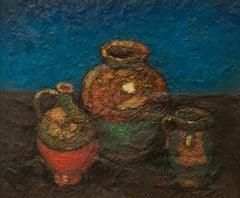 Pierre Dumont "Still Life" Oil on Canvas, 1910-1919 Fauvisme École Rouen