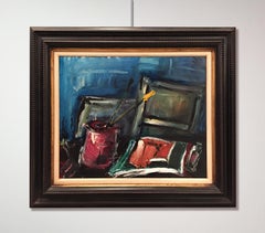 Vittorio Bellini 'Towards Evening' 2006 Oil Enamel Canvas Expressionism Colorful