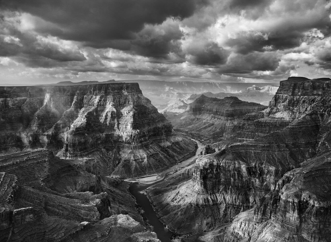 Sebastião Salgado Landscape Photograph - Confluence of the Colorado and Little Colorado Rivers, Arizona, USA, 2010