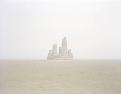 A Rockery in the Middle of a Dry Lake, Shandong - Zhang Kechun (Landscape)