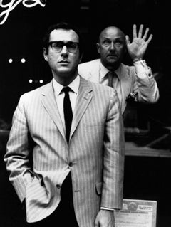 Vintage Harold Pinter, Glass Booth, 1968 - Jerry Schatzberg (Portrait Photography)