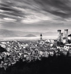 Morning Clouds, Pacentro, Abruzzo, Italy, 2016 - Michael Kenna (Black and White)
