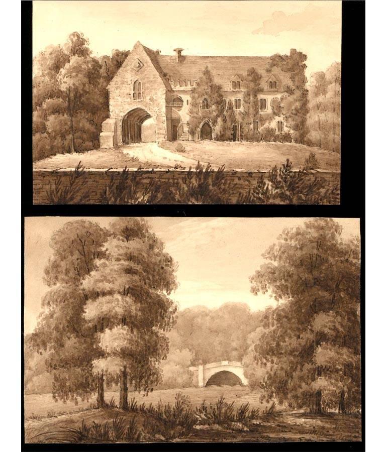 Letitia Greenway - Early 19th Century English Album, Views of Warwickshire 3