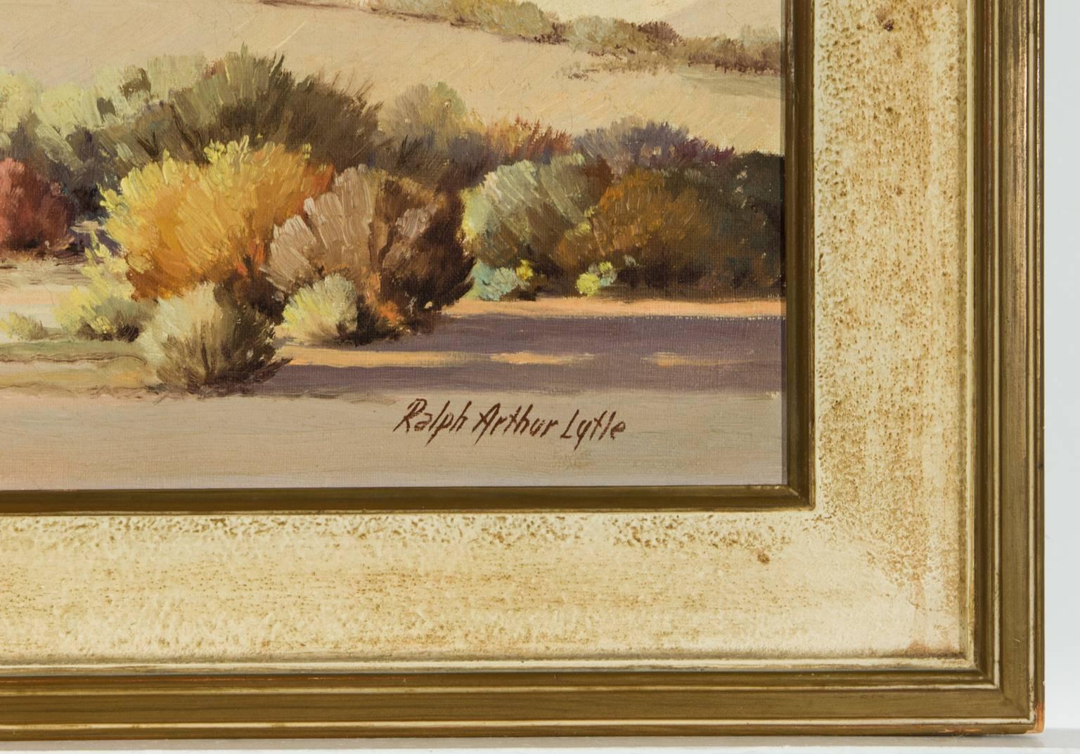 Ralph Arthur Lytle - Signed 20th Century American Modern Oil, Desert in Spring 2