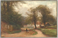 Robert Finlay Mcintyre (c1846-1906) - English 19th Century Oil, Hampstead London