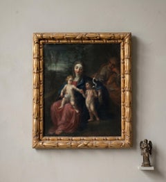 Rococò Italian painter - 18th century figure painting - Virgin child