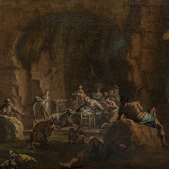 Clemente Spera (Lombard master) - 18th century ruins capriccio - Adoration