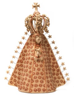 Virgen de la Soledad / Ceramics Mexican Folk Art Clay