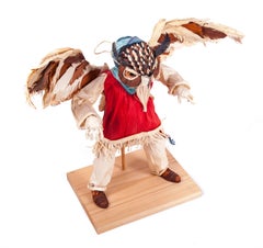 24'' Nahual / Vegetable Fibers Mexican Folk Art Corn Leaf Sculpture