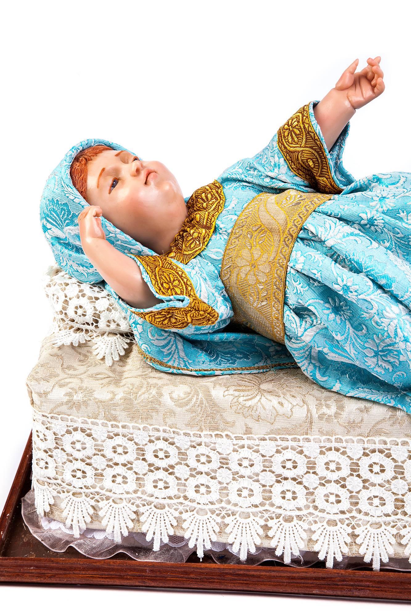 19'' Infantita / Scultura di cera Arte popolare messicana in vendita 1