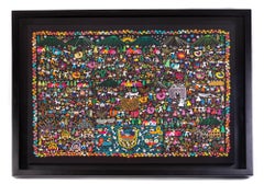 Tradiciones / Textiles Mexican Folk Art Embroidery Frame