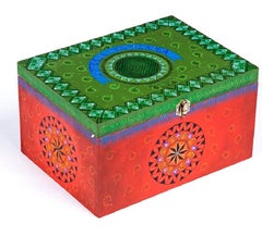 12" Loteria Manos y Alma de Oaxaca / Wood carving Mexican Folk Art Sculpture