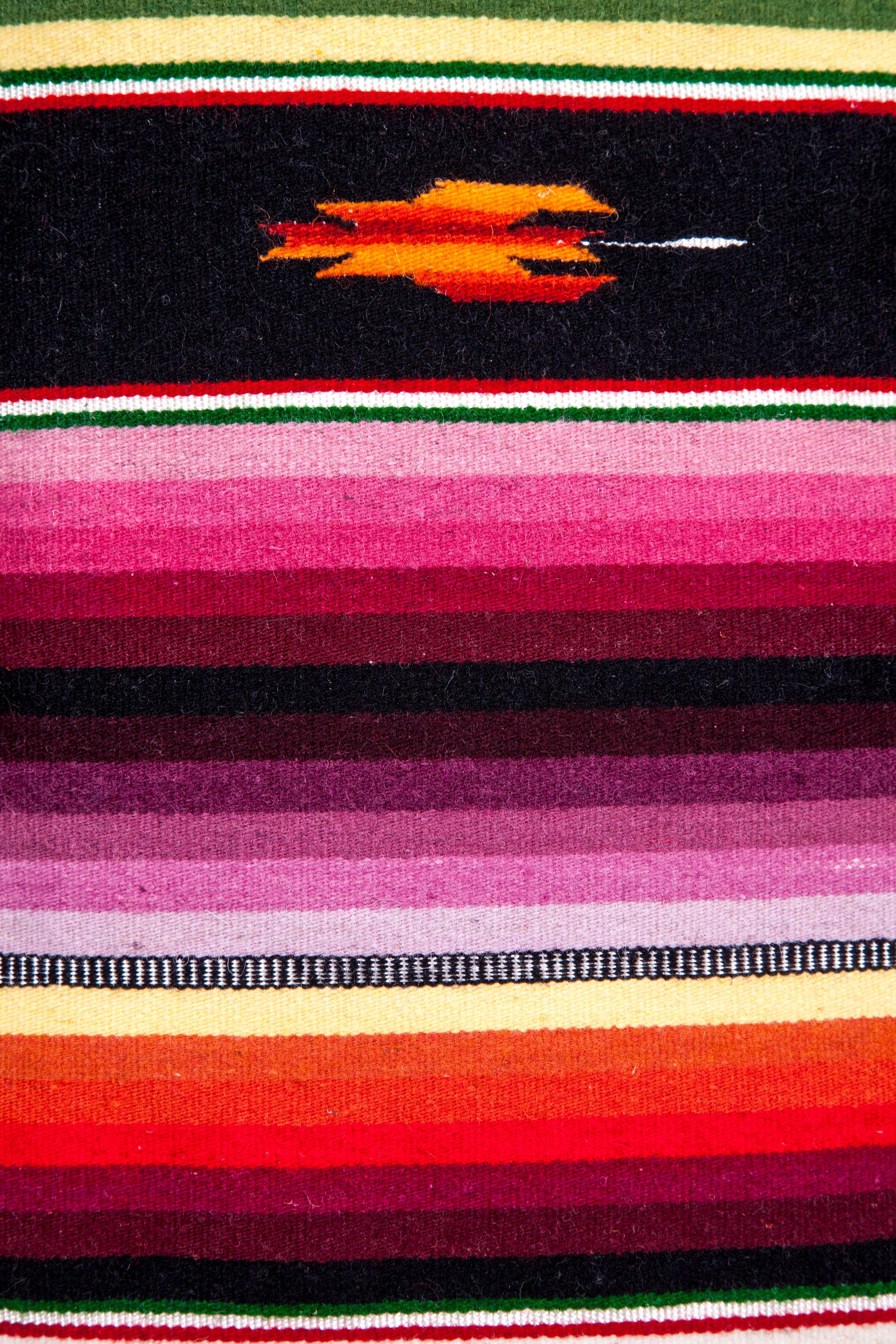 Sarape Ganador / Textiles Mexican Folk Art Serape 5