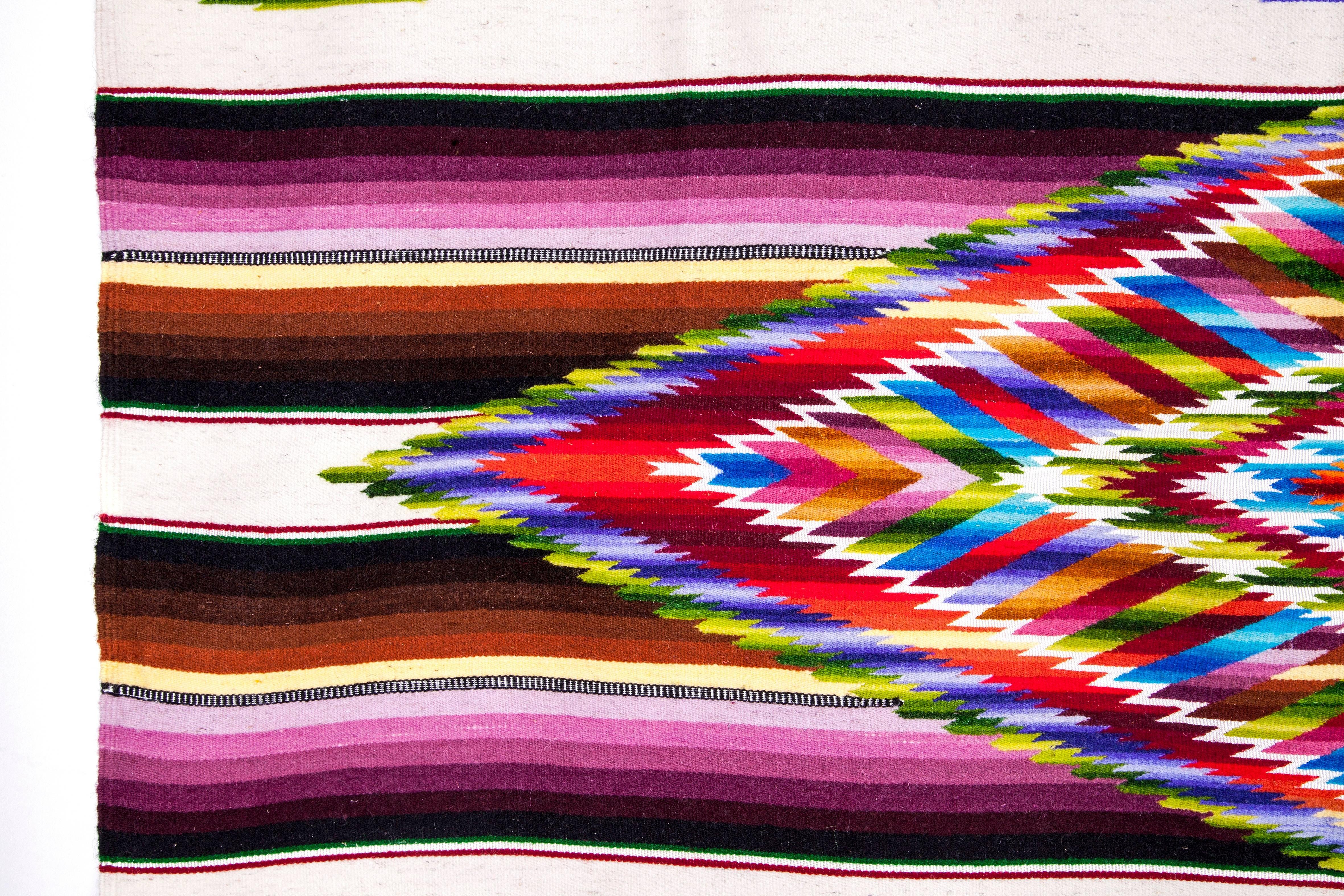 Sarape Ganador / Textiles Mexican Folk Art Serape 1