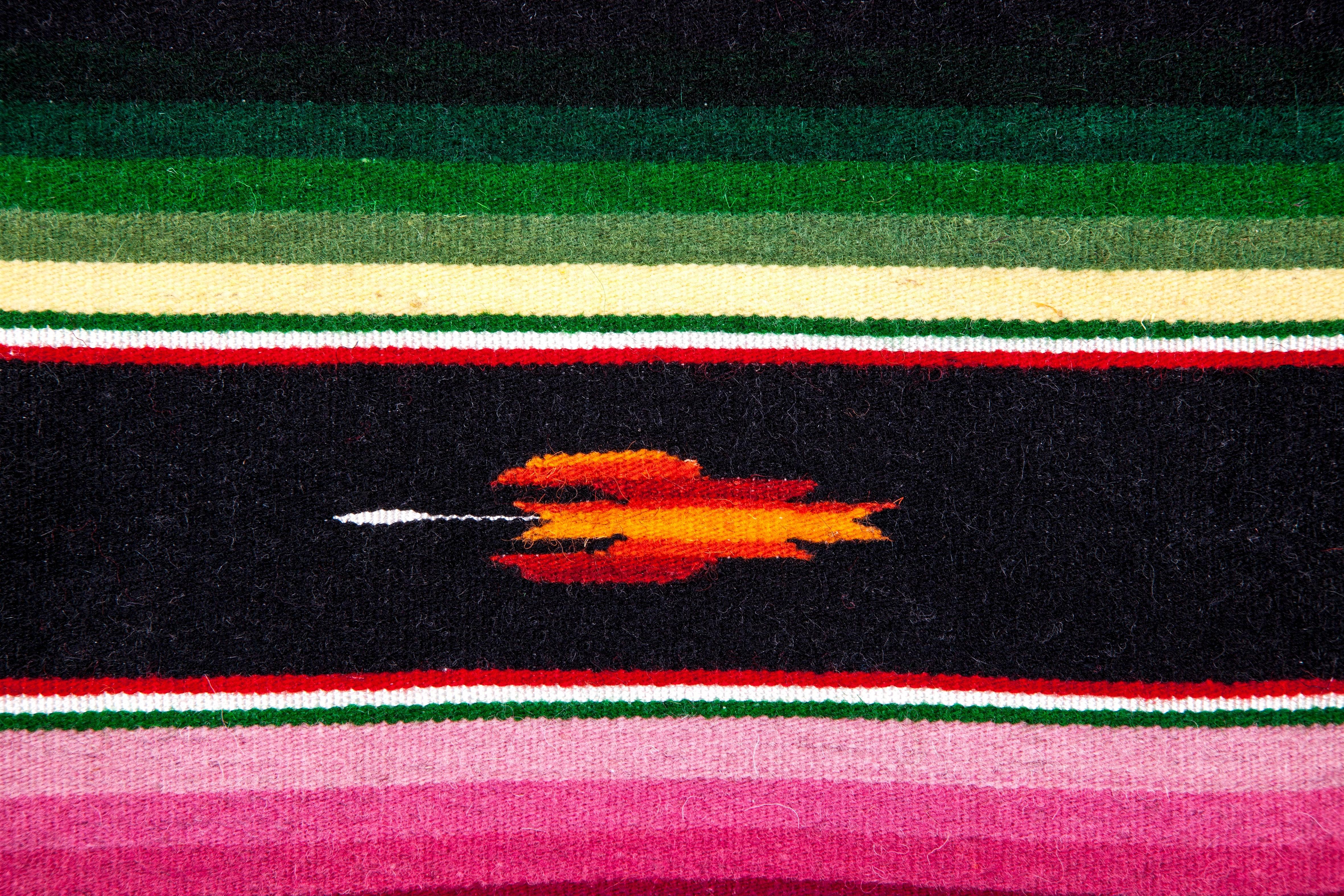Sarape Ganador / Textiles Mexican Folk Art Serape 3