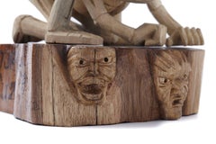 Juicio de la Muerte / Wood carving Alebrije Mexican Folk Art Sculpture