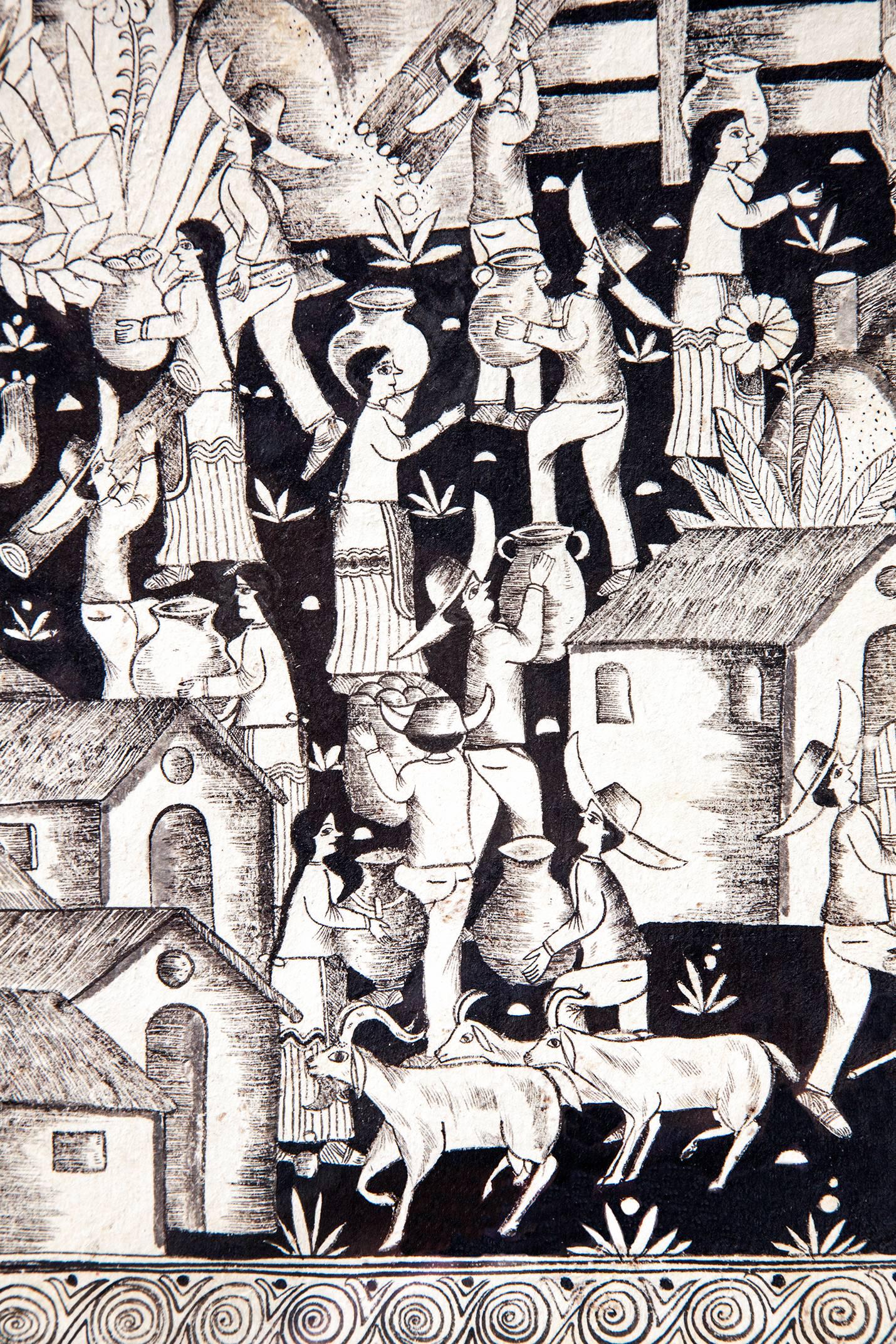 mexican amate paper art