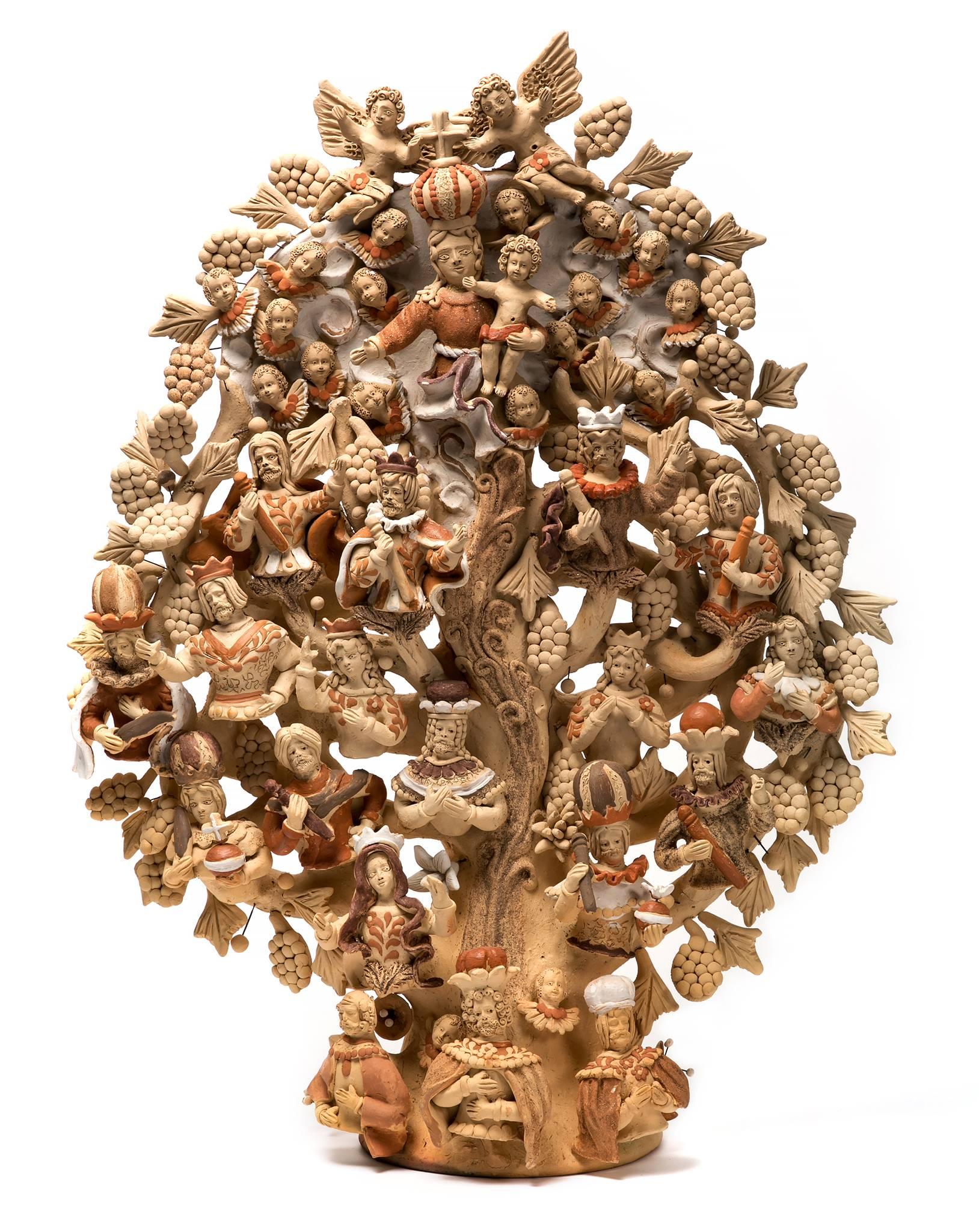 Clay Tree Of Life - 2 For Sale on 1stDibs