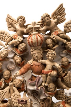 Árbol Dominico / Cerámica Arte Popular Mexicano Arcilla Árbol de la Vida