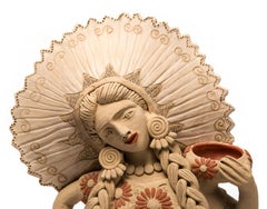 Muñeca Tehuana / Ceramics Mexican Folk Art Clay