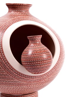 Vasija Fusion / Ceramica Arte popolare messicana Mata Ortiz