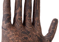 12'' La Mano del Mezcal / Ceramics Mexican Folk Art Clay