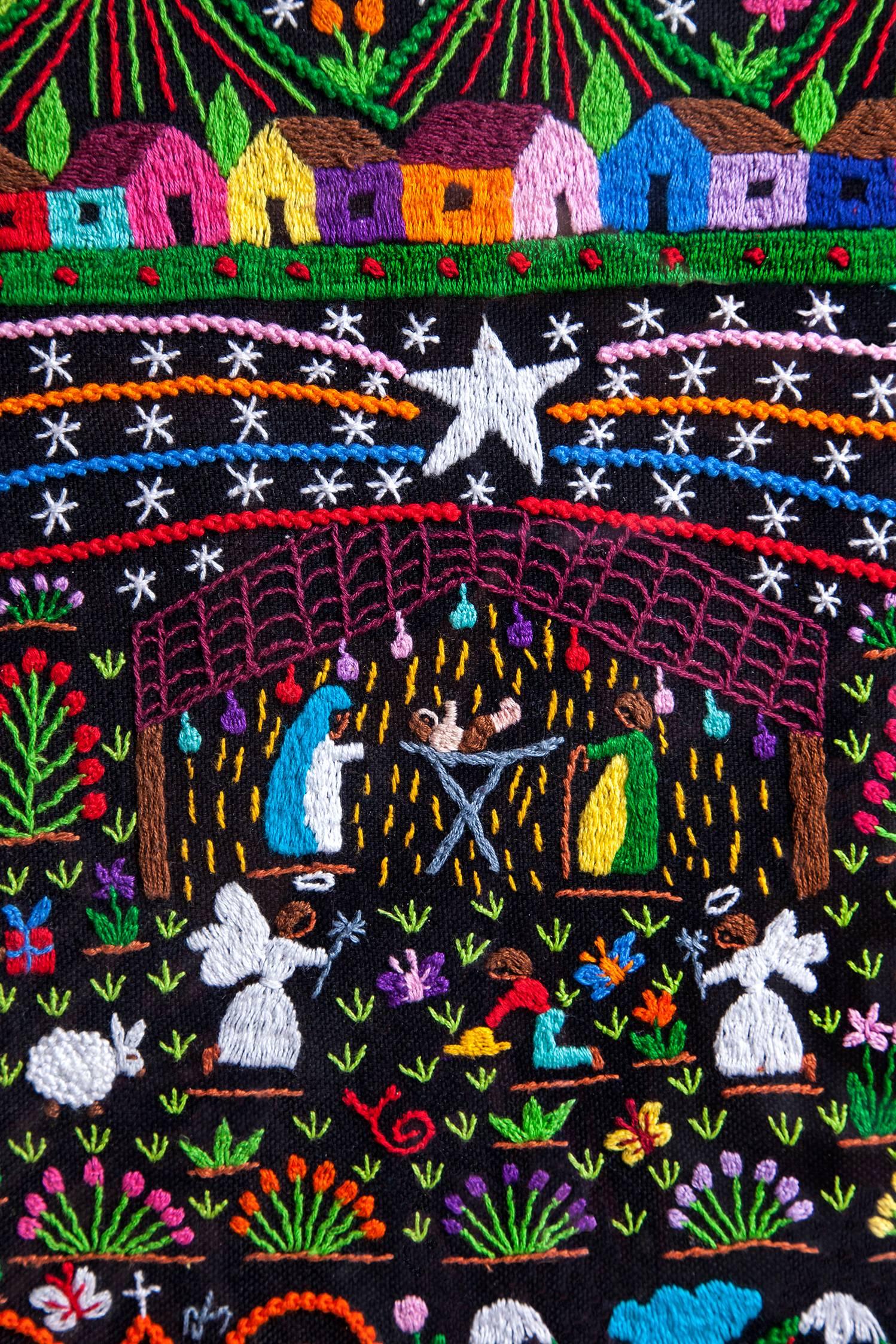 FREE SHIPPING TO WORLDWIDE!

Artisan: Maria Esther Barriga Tinoco

IAM 1st. Place “Textiles” Category Cotton Embroidery
INSTITUTO DEL ARTESANO MICHOACANO LVII State Edition Award 