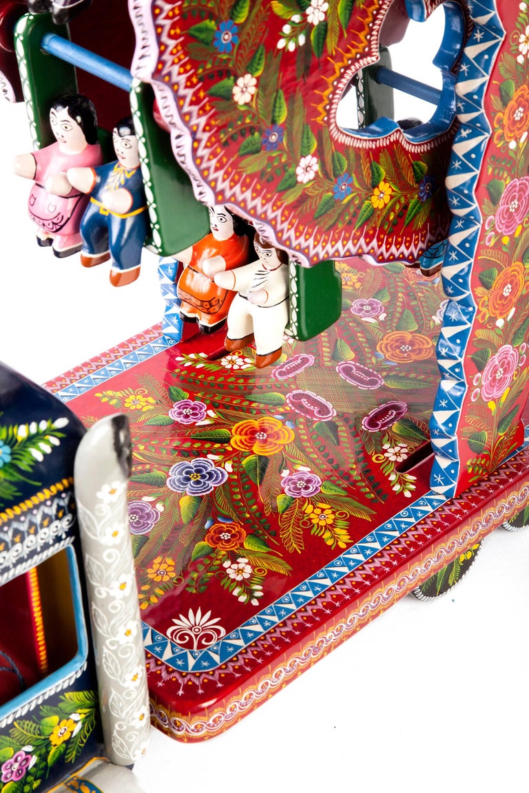 Meliton Zeferino Acevedo 24'' La Rueda de la Fortuna / Wood carving