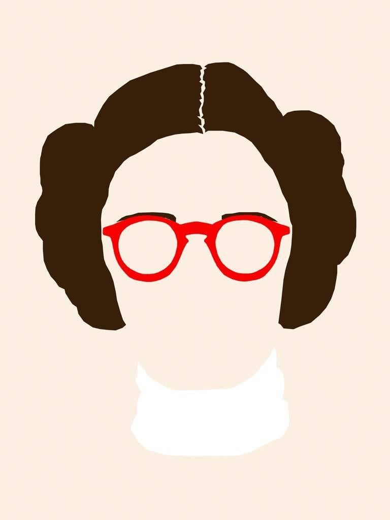 Princess Leia - Print by Avery Nejam