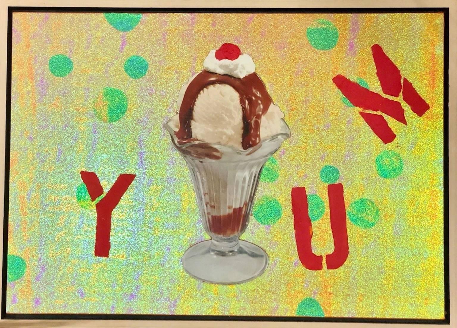 Yummy! Ice-cream! - Mixed Media Art by Michal Nachmany