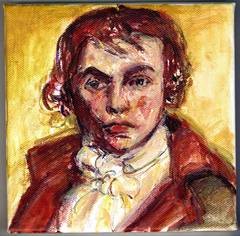 Self Portrait I after Jacques- Louis David