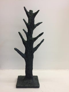 Winter Tree (Bronze sculpture, contemporary art)