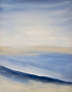 White Sands, Peinture acrylique expressionniste abstraite, Art contemporain
