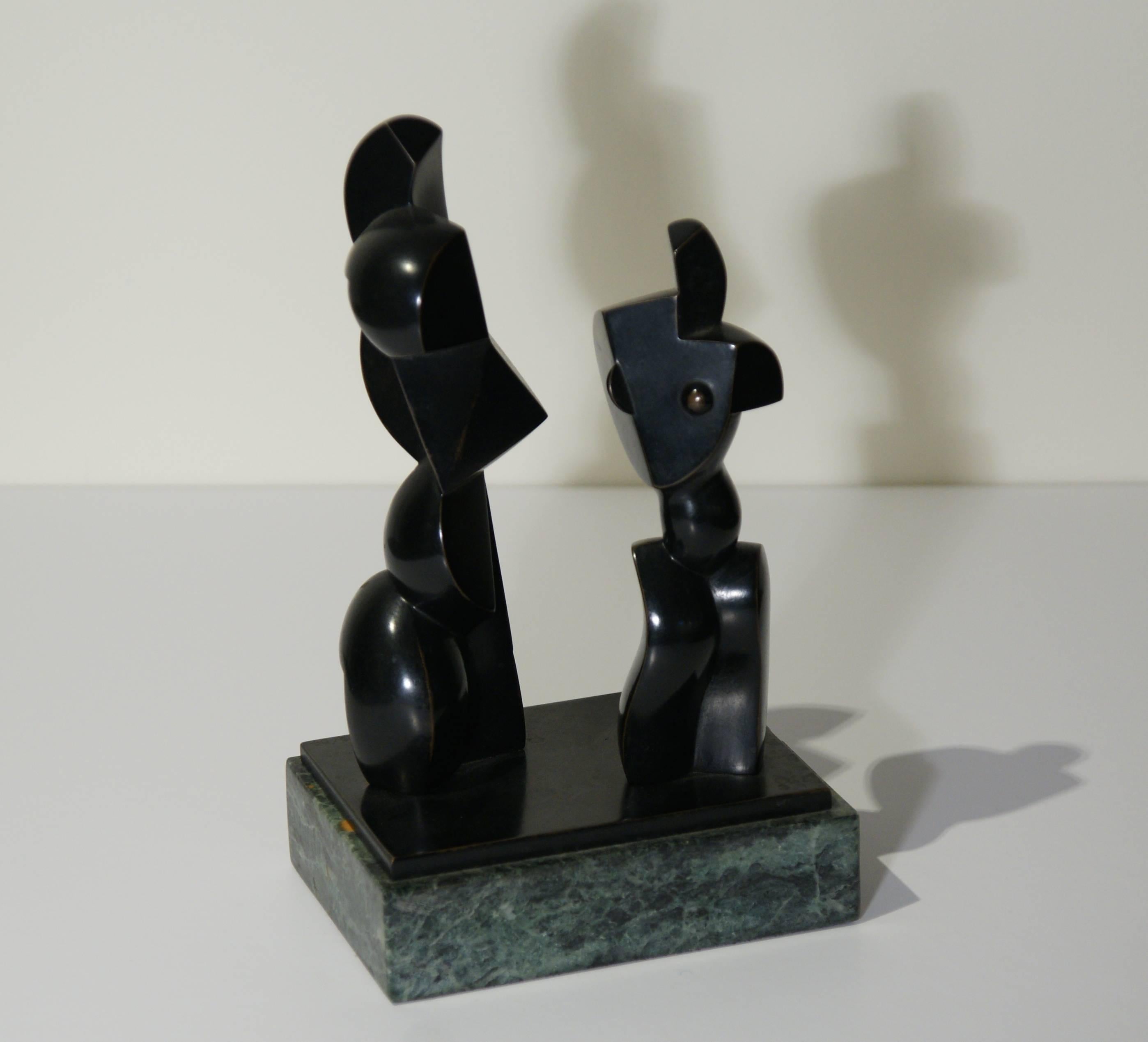Cubist Couple - Contemporary Sculpture by Jim Ritchie