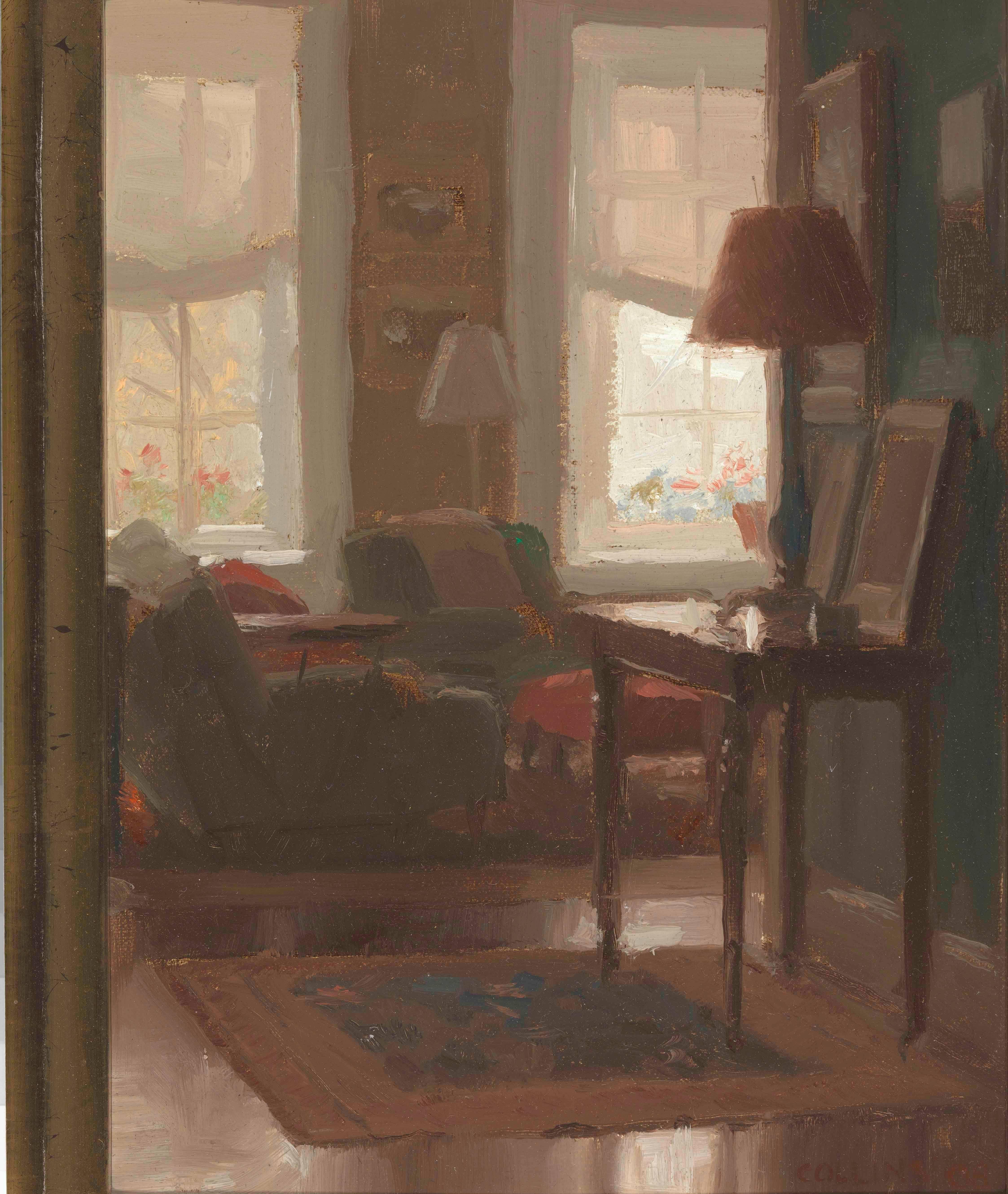 Interior Painting Jacob Collins - Après-midi à la bibliothèque