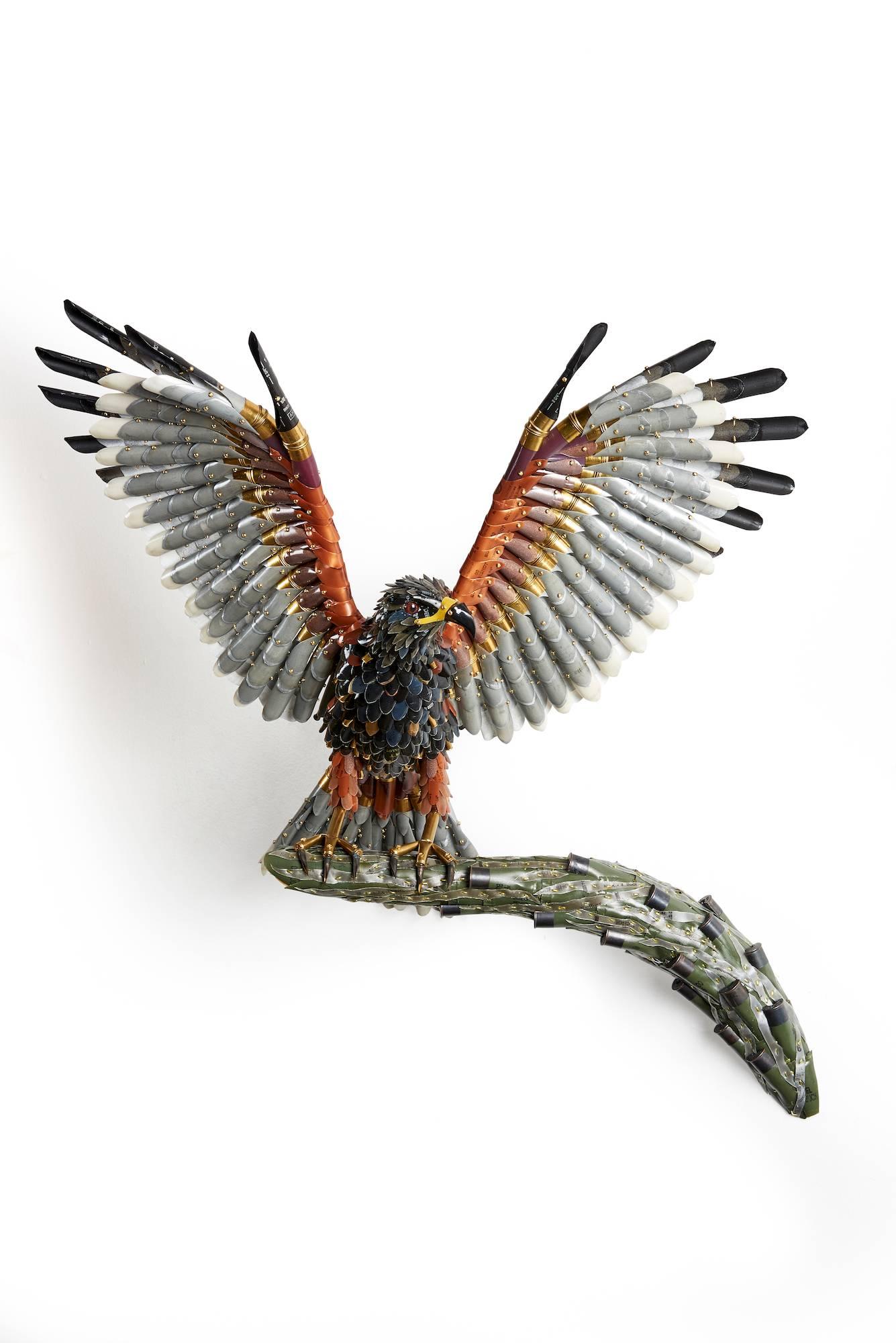 Falcon I - Sculpture by Federico Uribe