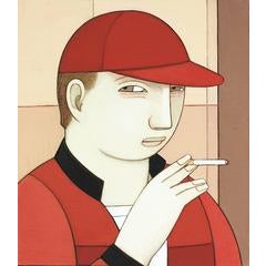 Young Man Smoking 11